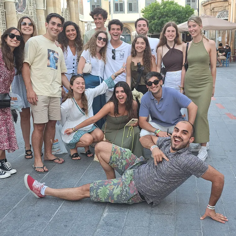 Με φοιτητές στην παλιά Λευκωσία